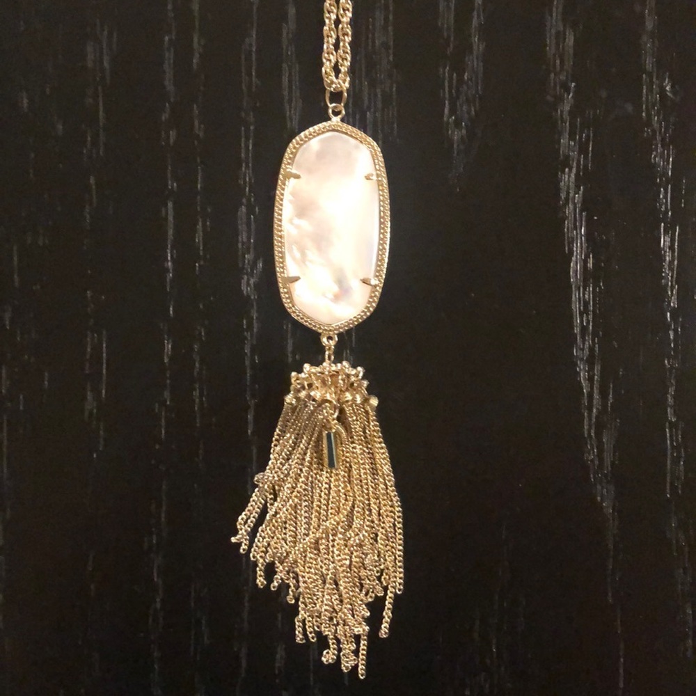Rayne Gold Long Kendra Necklace
